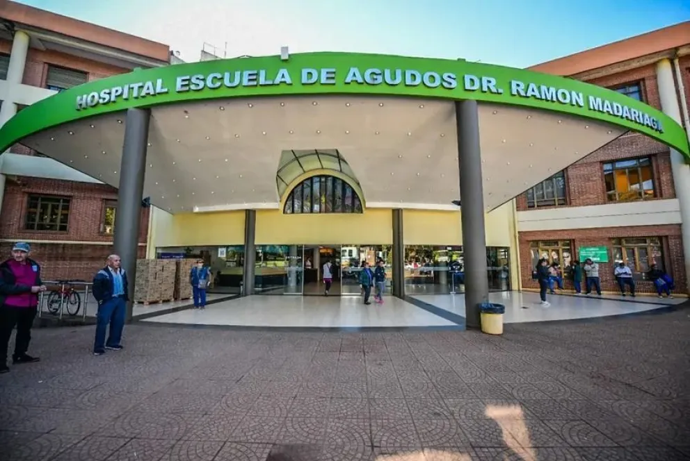 Estaba internada en el hospital Madariaga desde esta mañana.