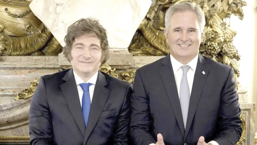 Milei y Quirno trabajan en un nuevo reclamo diplomático sobre Malvinas.