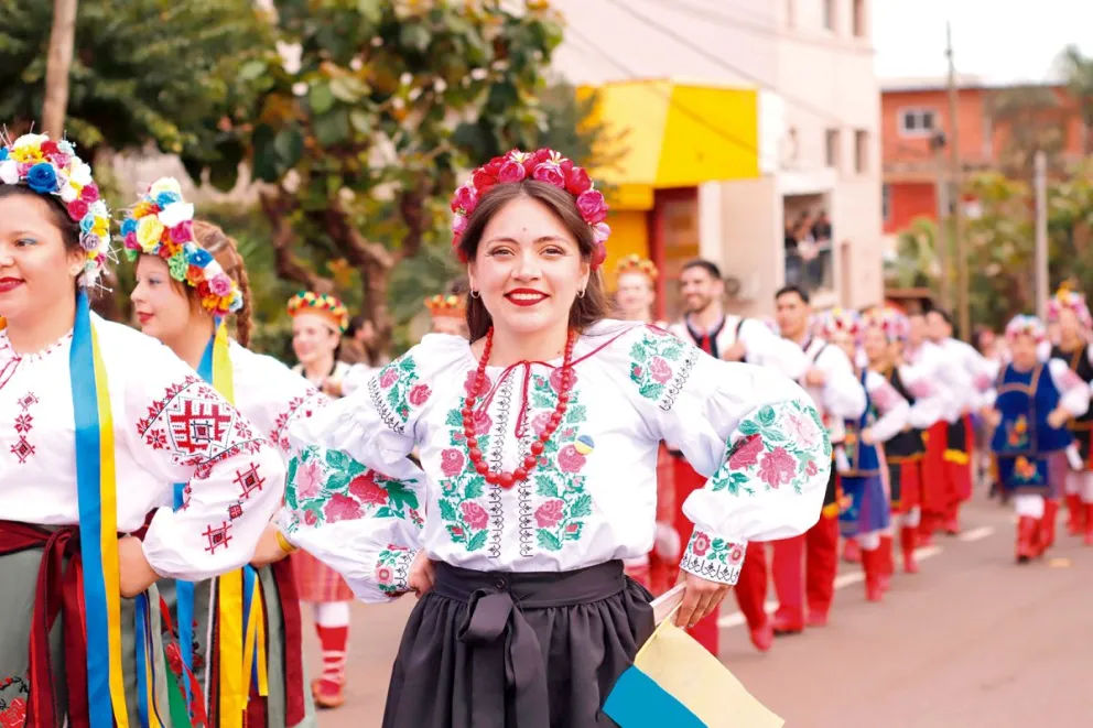 La Fiesta del Inmigrante comenzará con el tradicional desfile. Foto: archivo el territorio