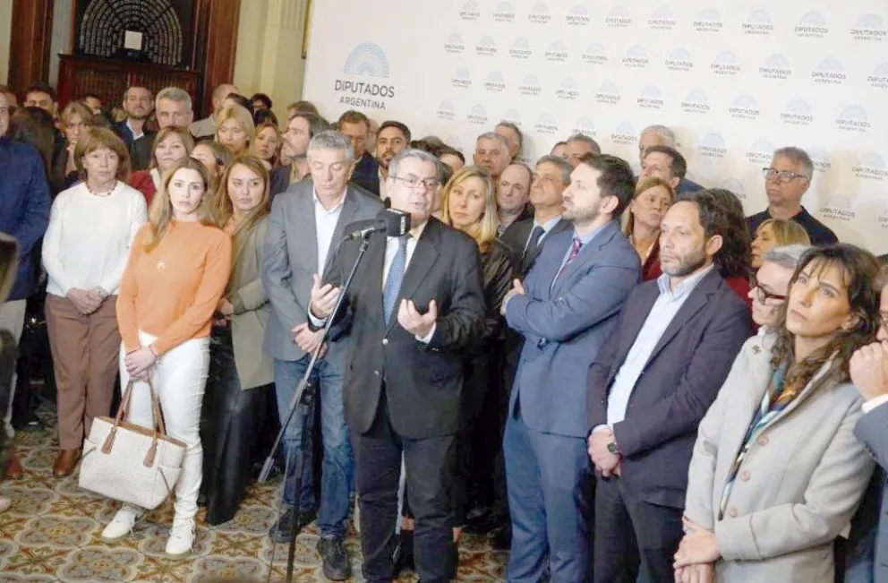 El jefe de bloque de Unión por la Patria, Germán Martínez, anticipó que todo se tiene que discutir en el Congreso.