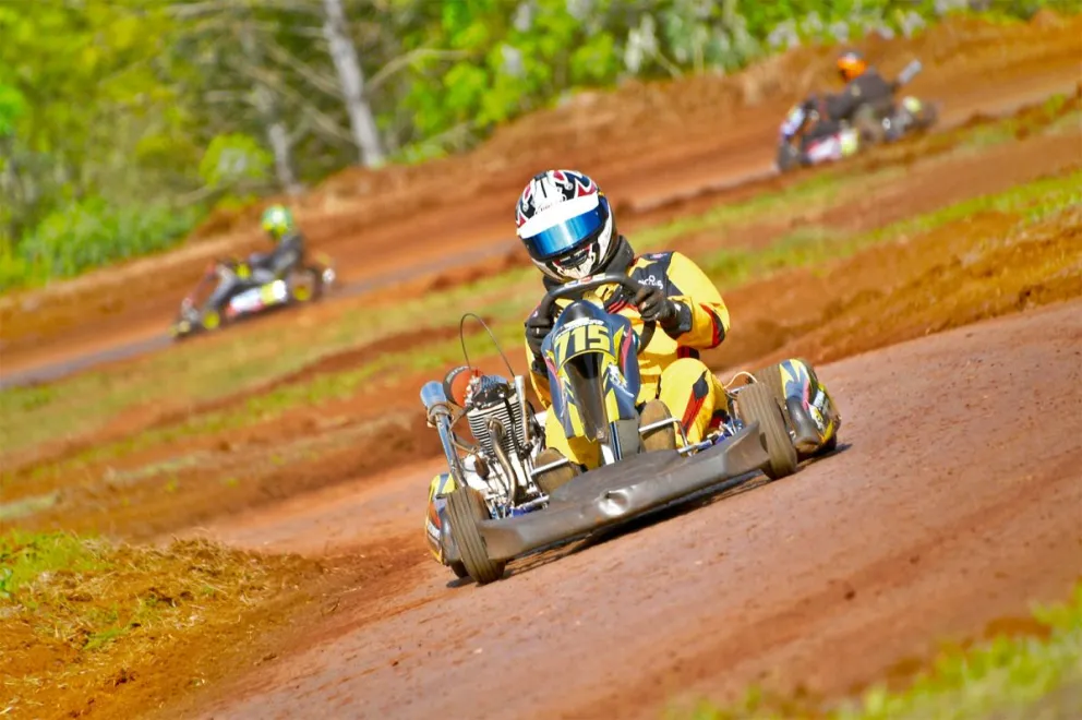 Franco Stockmans, el piloto local, se quedó con la pole en la Máster 150cc. 