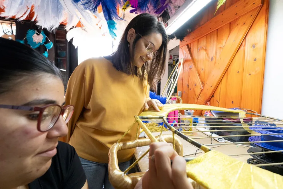 En KZ Atelier, de Tatiana Kaleñuk, comenzaron a trabajar con colegios completos hace cuatro años. Fotos: Marcelo Rodríguez