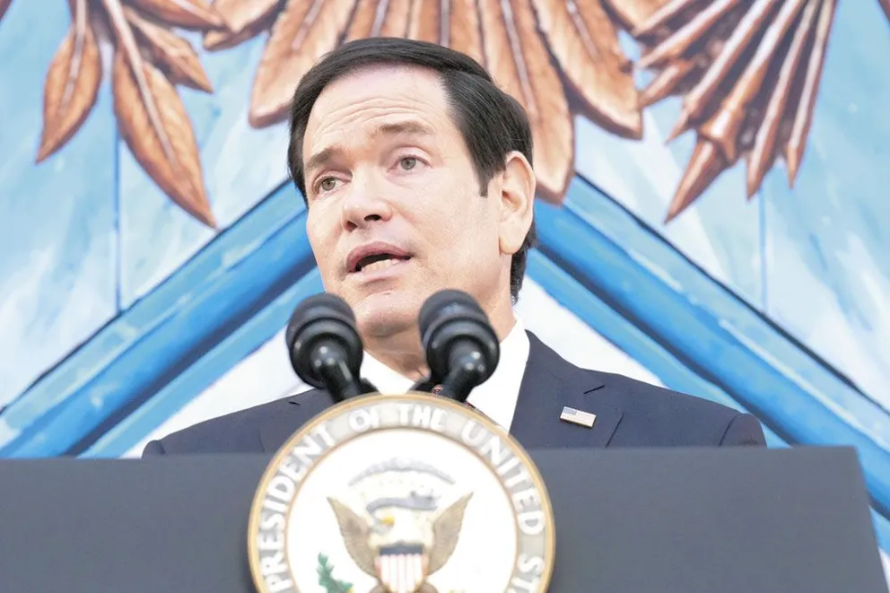 Rubio estableció como prioridad la lucha contra el narcotráfico.  Foto: ap