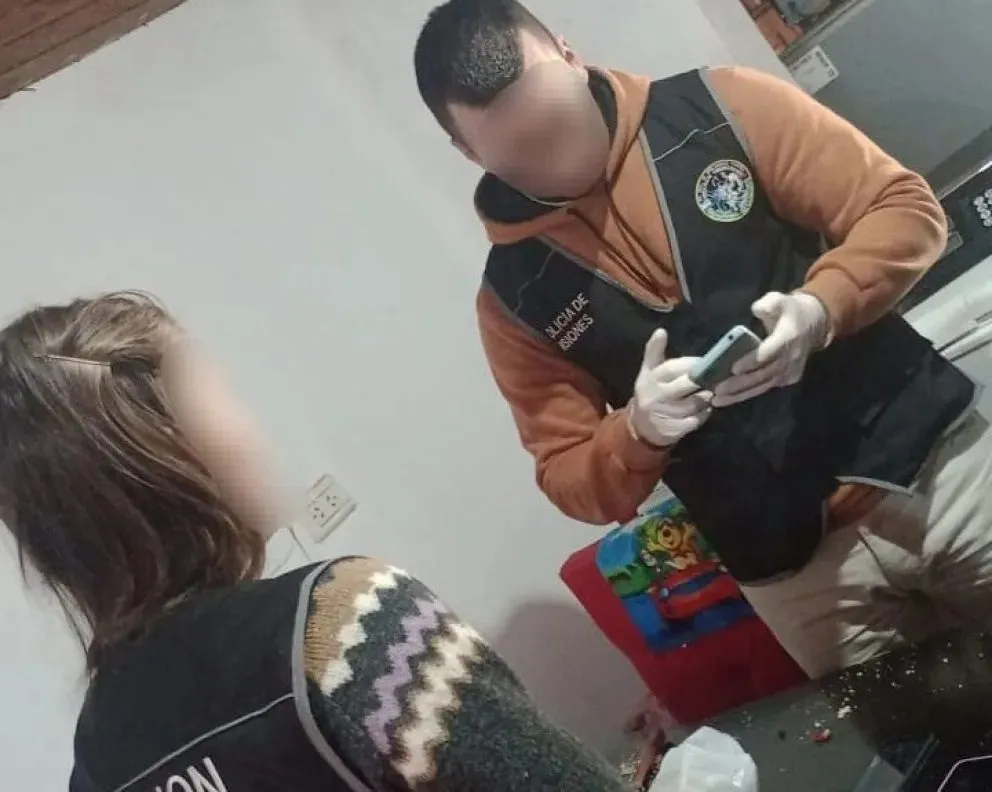 Días atrás, la Policía secuestró un celular que es peritado por investigadores.