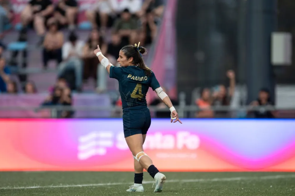Pedrozo es capitana de la selección argentina. 