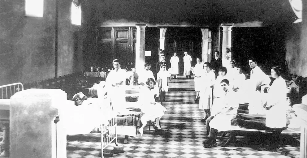 La sede de la Logia Roque Pérez en Posadas se convirtió entonces en un banco de sangre para ayudar a los heridos.