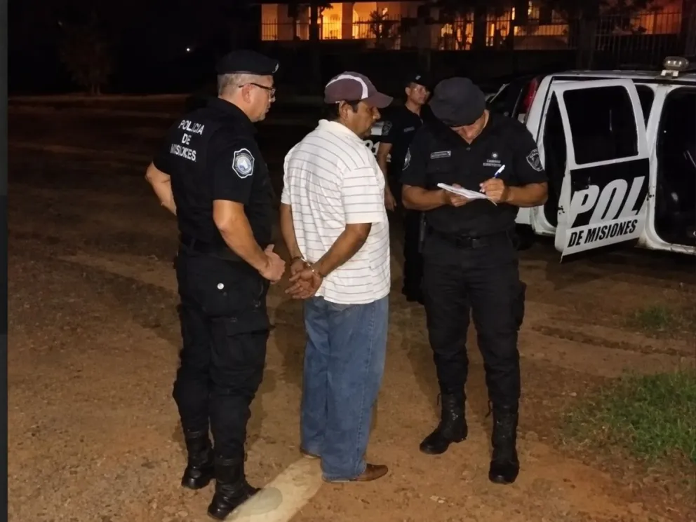 Tras la denuncia en su contra, López escapó, pero al tiempo fue detenido, aunque llegó al juicio en libertad. //Foto: Policía de Misiones.