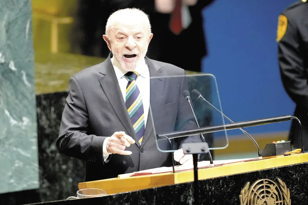 Lula también exigió ser más inflexible contra las guerras.  Foto: ap