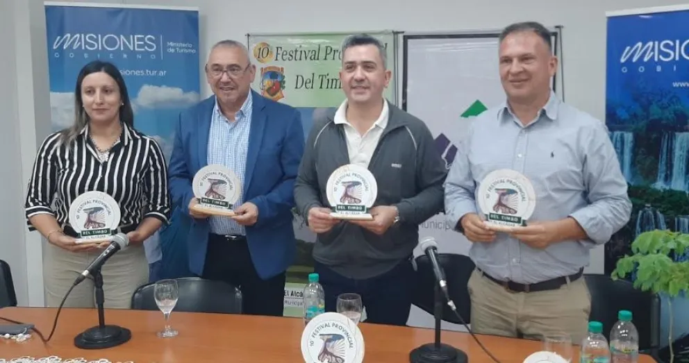 Presentaron en Posadas el 10° Festival Provincial del Timbó de El Alcázar.