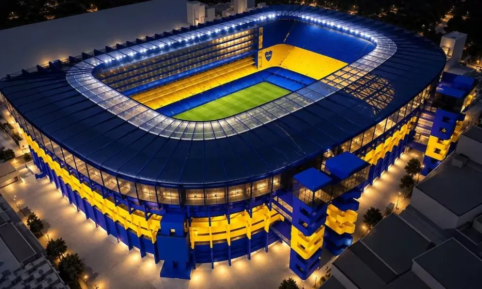 La nueva Bombonera presentada a un grupo de socios y dirigentes. //Foto: Planeta Boca/Web.