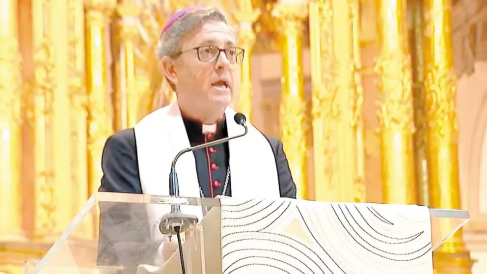 Jorge García Cuerva, arzobispo de Buenos Aires, renovó críticas al gobierno. 