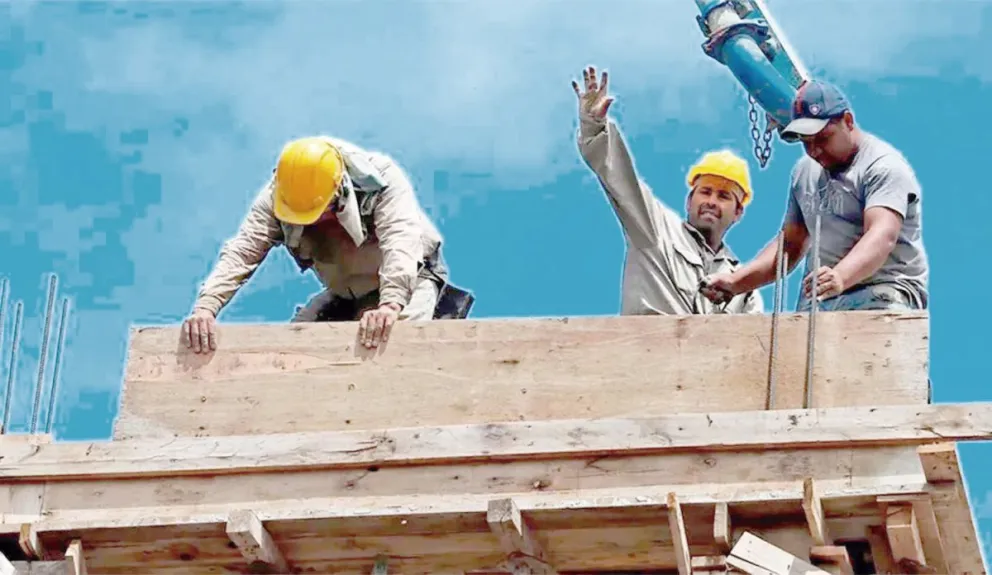 La construcción tuvo una notoria caída en julio que la mostró en uno de los peores registros de los últimos años.