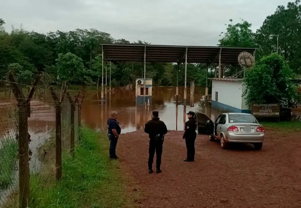 Según el último registro el agua alcanzó 6,20 metros en la localidad.