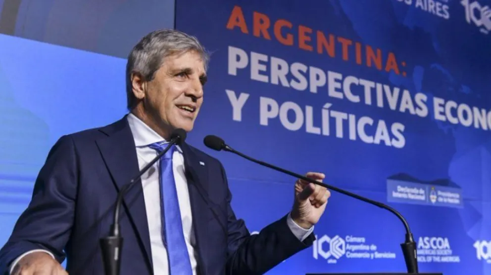 Caputo, ministro de Economía.