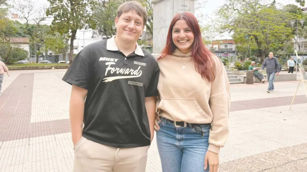 Alan Giménez y Carol Videla.