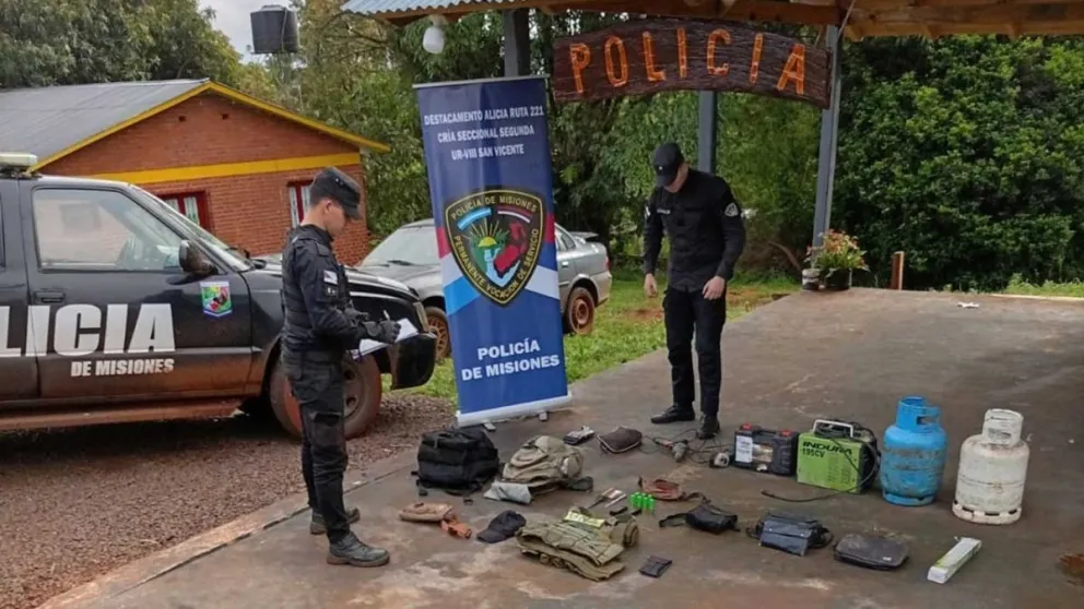 Los pesquisas buscan recuperar el arma reglamentaria del gendarme.