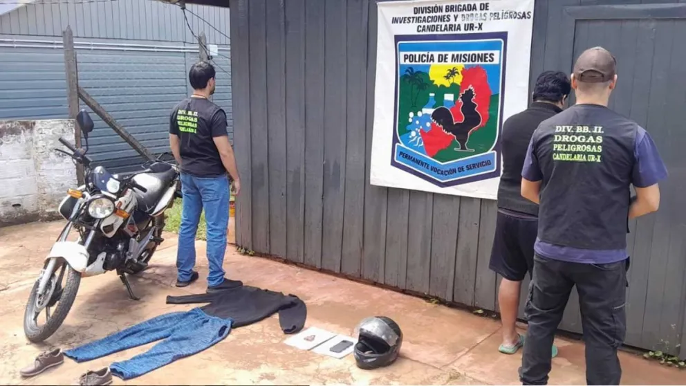 Los allanamientos se hicieron ayer a la mañana en el barrio Belgrano. //Foto: Polmis.