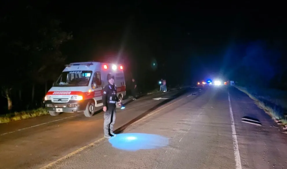 Ariel Edgardo Nieto (48) quedó atrapado dentro de su Chevrolet Corsa, en un tramo de la ruta provincial 103.