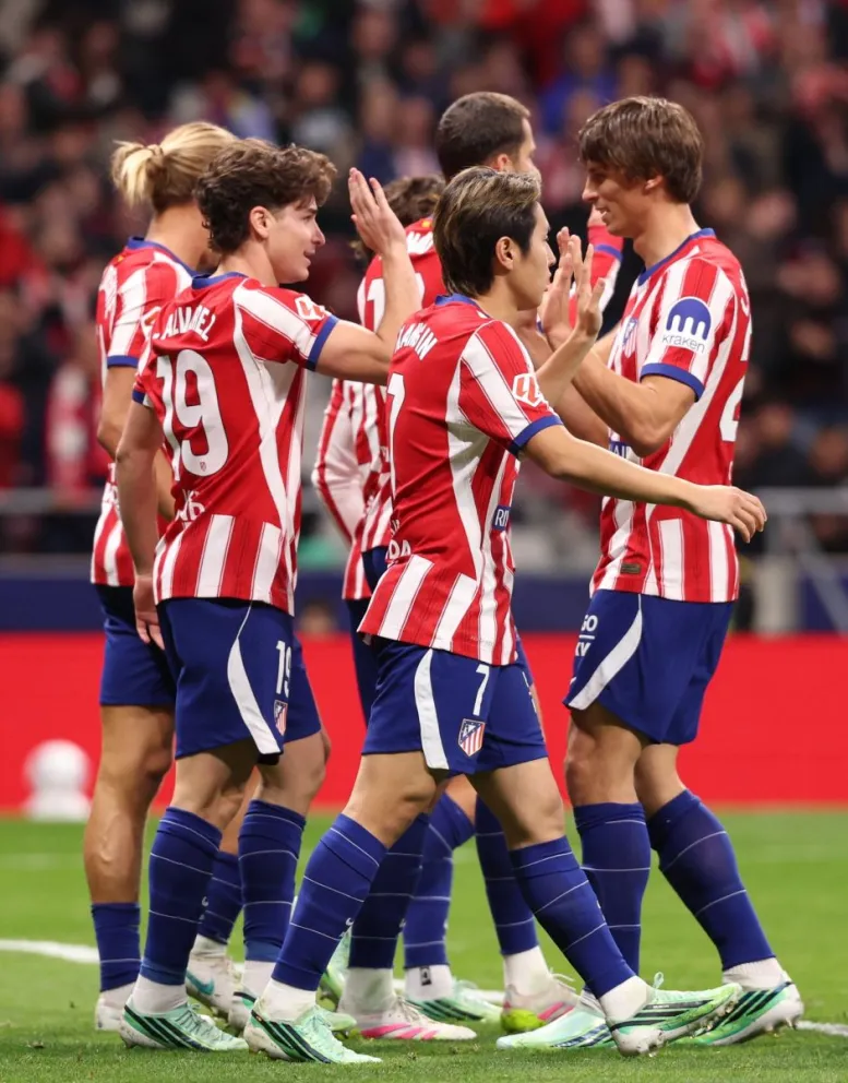 Ganó el Atlético de Madris con un gol del argentino.