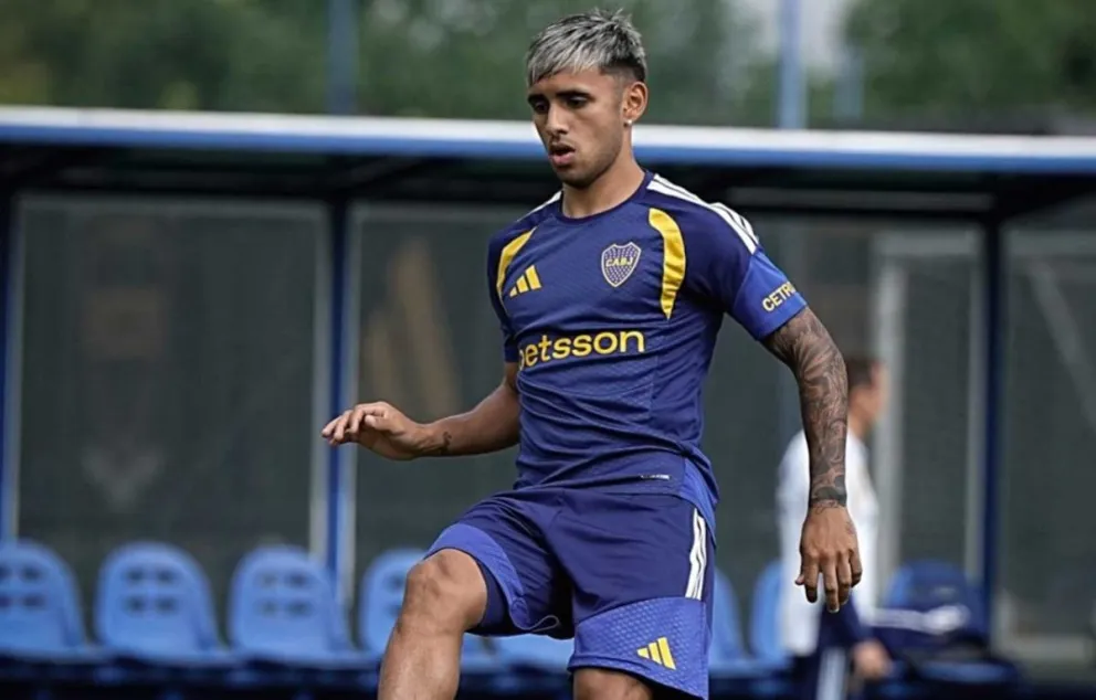 Milton Delgado, de buen presente, estará en el mediocampo. Foto: prensa Boca