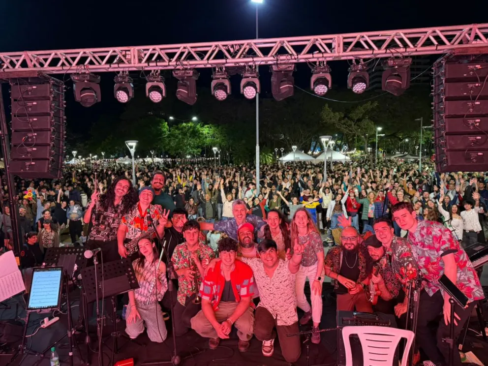 Vibrass en su presentación reciente en Brilla Sarita. 